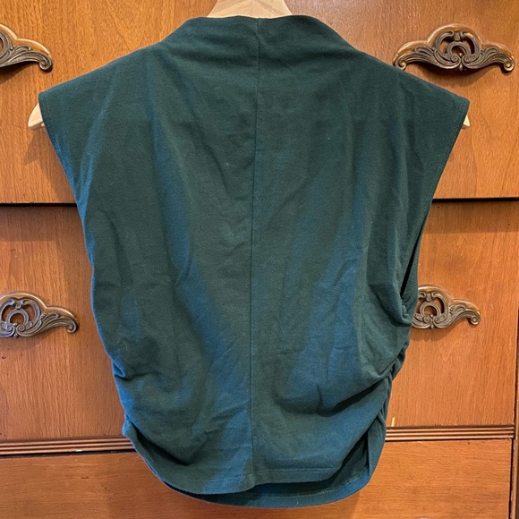 Reformation Lindy Knit Top in Forest Green - Picture 4 of 6